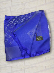 2020 louis vuitton top quality silk scarf L568 3 blue