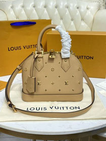 2021 Louis vuitton original calfskin alma BB handbag M58638 brown