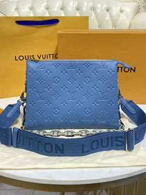 2021 Louis vuitton original calfskin coussin pm bag M57936 blue
