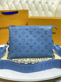 2021 Louis vuitton original calfskin coussin pm bag M57936 light blue