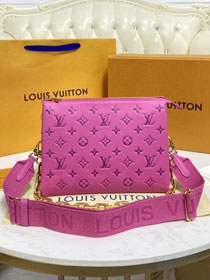 2021 Louis vuitton original calfskin coussin pm bag M58628 rose red