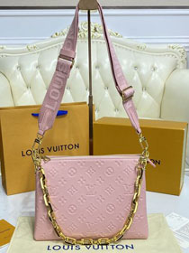 2021 Louis vuitton original calfskin coussin pm bag M59276 pink