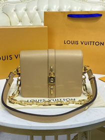 2021 Louis vuitton original calfskin rendez vous handbag M57745 apricot