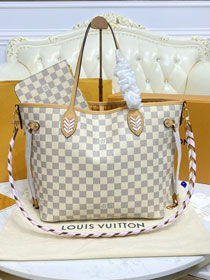 2021 Louis vuitton original damier azur neverfull mm M50047