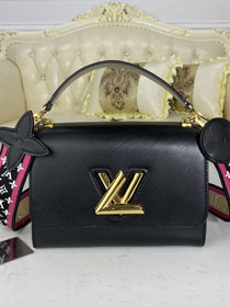 2021 Louis vuitton original epi leather twist bag mm M57050 black
