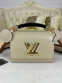 2021 Louis vuitton original epi leather twist bag pm M57049 grey