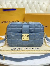 2021 Louis vuitton original lambskin troca mm bag M59114 blue