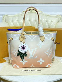 2021 Louis vuitton original monogram giant canvas neverfull mm M45679 mist