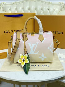 2021 Louis vuitton original monogram giant canvas speedy 25 M45724 pink