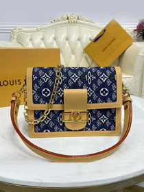 2021 Louis vuitton original since 1854 textile dauphine pm M57394 blue