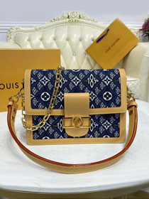 2021 Louis vuitton original since 1854 textile dauphine mm m57499 blue