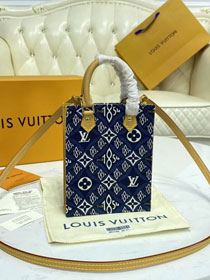2021 Louis vuitton original since 1854 textile petit sac plat handbag M80288 blue