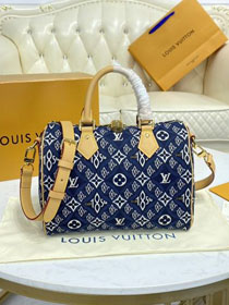 2021 Louis vuitton original since 1854 textile speedy 25 M57400 blue