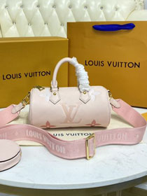 2021 louis vuitton original calfskin papillon BB bag m45707 pink