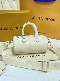 2021 louis vuitton original calfskin papillon BB bag m45708 white