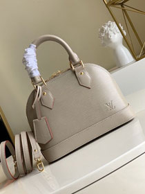 2021 louis vuitton original epi leather alma BB handbag M57028 galet