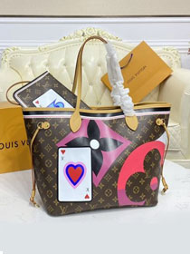 2021 louis vuitton original game on monogram neverfull mm M57452