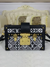 2021 louis vuitton original monogram canvas petite malle M57216 grey