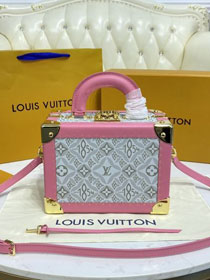 2021 louis vuitton original monogram canvas tresor M45675 pink