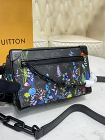 2021 louis vuitton original monogram eclipse mini soft trunk M69702 black