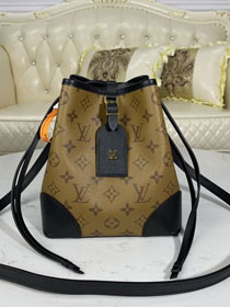 2021 louis vuitton original monogram reverse canvas bucket bag M45550