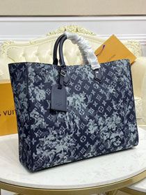 2021 louis vuitton original monogram tapestry canvas grand sac tote bag M57284