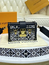 2021 louis vuitton original since 1854 textile petite malle bag M57212 grey