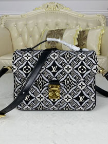 2021 louis vuitton original since 1854 textile pochette metis handbag M57272 grey
