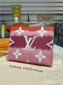 Louis Vuitton monogram canvas escale toiletry pouch 26 M69137 rouge