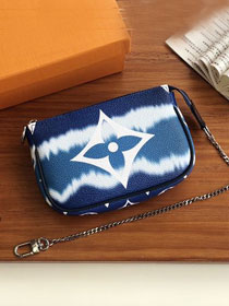 Louis vuitton monogram escale pochette accessoires M69267 blue