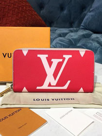 Louis vuitton monogram zippy wallet M67550 red