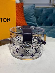 Louis vuitton original VVN Leather box scott GI0362 blue