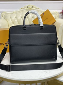Louis vuitton original calfskin alex briefcase M30440 black