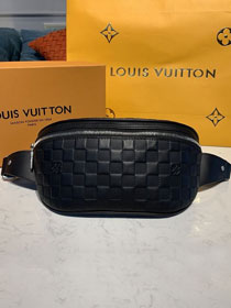 Louis vuitton original calfskin campus bumbag bag n40298 black