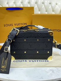 Louis vuitton original calfskin handle trunk bag M57971 black
