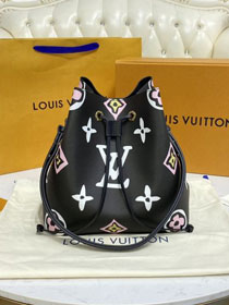 Louis vuitton original calfskin neonoe mm M45821 black