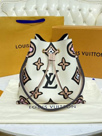 Louis vuitton original calfskin neonoe mm M45822 white