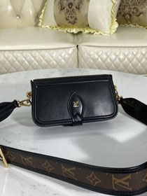 Louis vuitton original calfskin officier autres cuirs pouch M69841 black