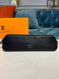Louis vuitton original calfskin pencil pouch elizabeth GI0199 black