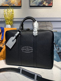 Louis vuitton original calfskin porte documents voyage M30365 black