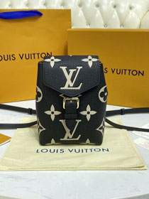 Louis vuitton original calfskin tiny backpack M80783 black
