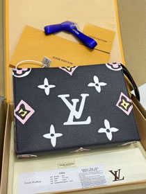 Louis vuitton original calfskin toiletry pouch 26 M80751 black