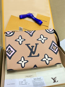 Louis vuitton original calfskin toiletry pouch 26 M80752 brown