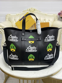 Louis vuitton original calfskin tote journey M59373 black