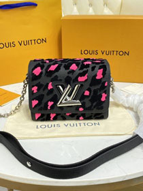 Louis vuitton original calfskin twist pm M58569 black