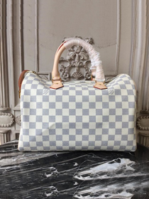Louis vuitton original damier azur speedy 30 n41533 no strap