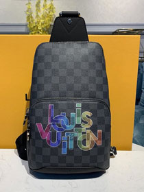 Louis vuitton original damier graphite avenue sling bag n41719