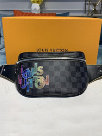 Louis vuitton original damier graphite discovery bumbag N44336