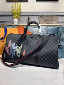 Louis vuitton original damier graphite keepall 50 N40262