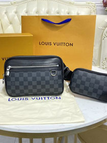 Louis vuitton original damier graphite scott bag N50018